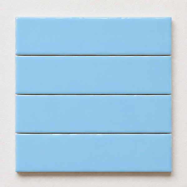Geelong Sky Blue Gloss Kit Kat Tile