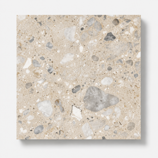 Lorne Beige Terrazzo Look Matte Tile