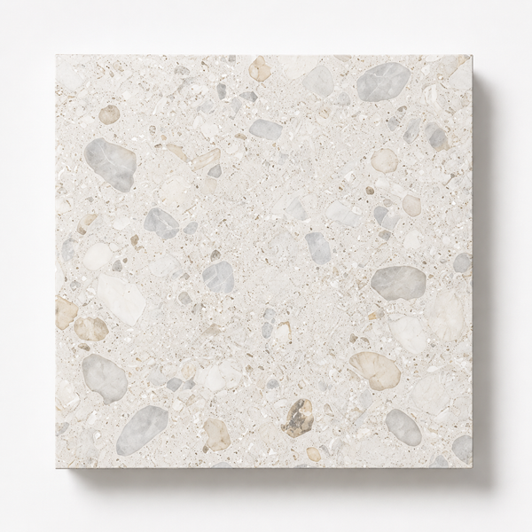 Lorne Ivory Terrazzo Look Matte Tile