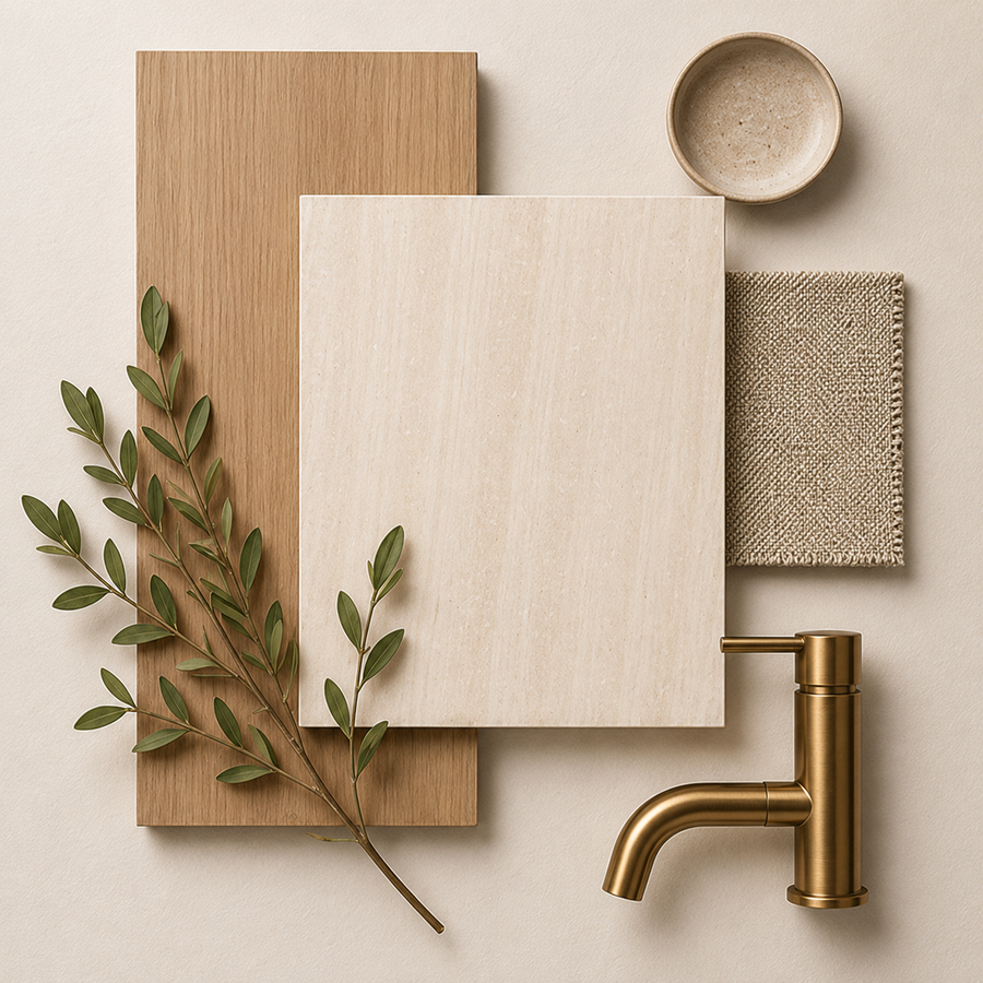 Flinders Beige Stone Look Matte Tile