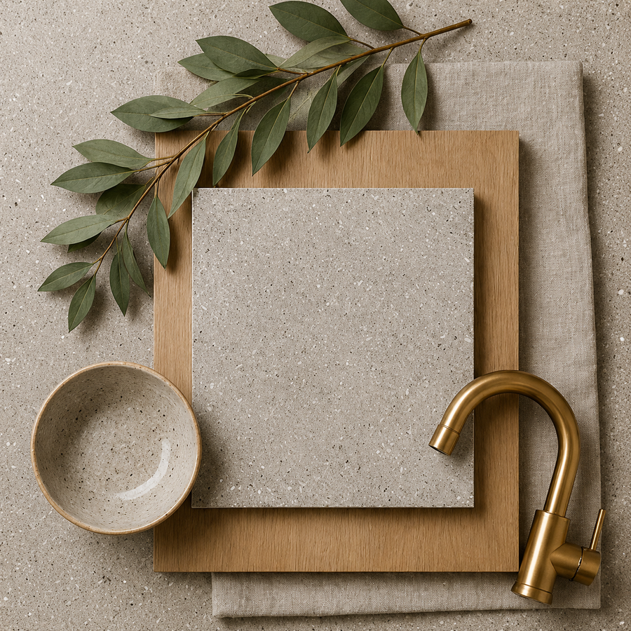 Robe Milk Tea Limestone Look External Tile