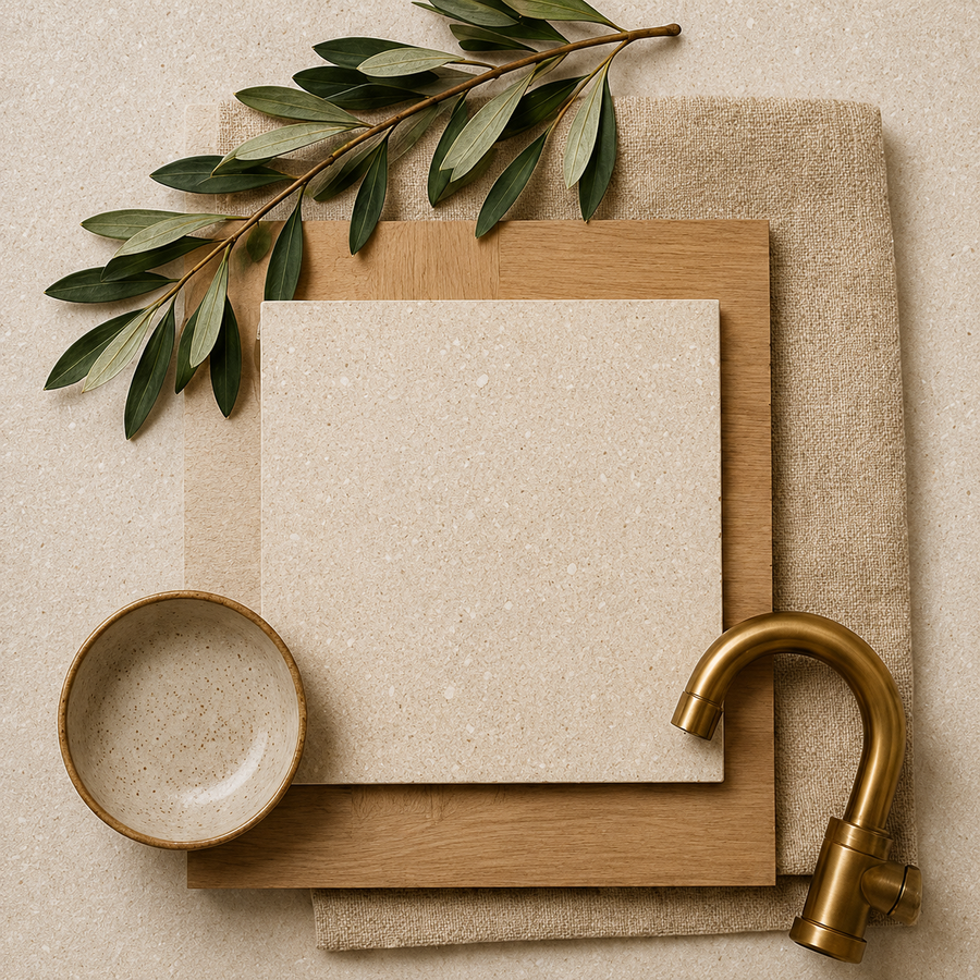 Robe Beige Limestone Look External Tile