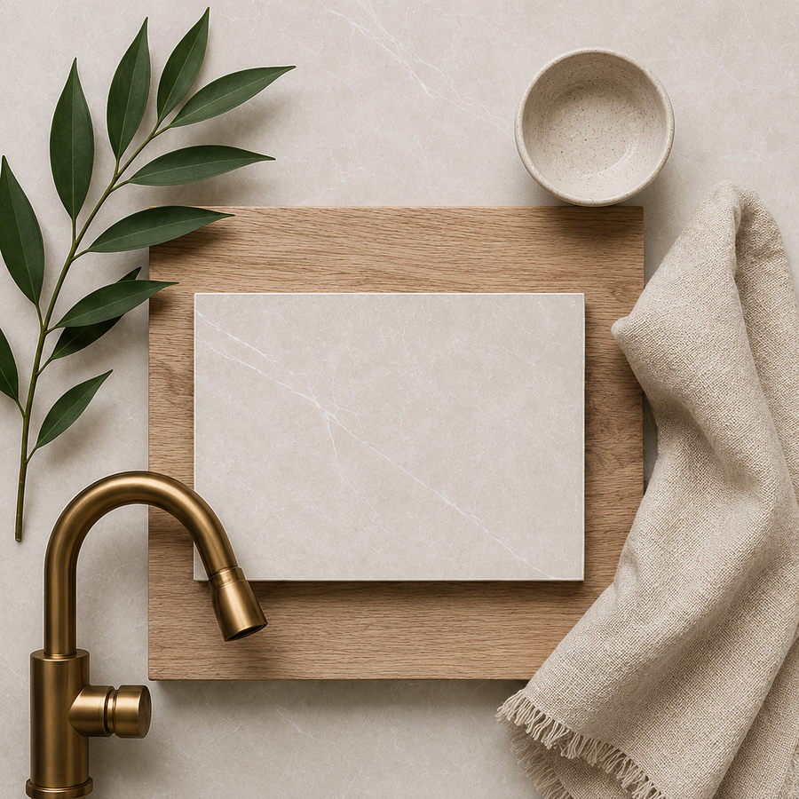 Robe Beige Limestone Look Matte Tile
