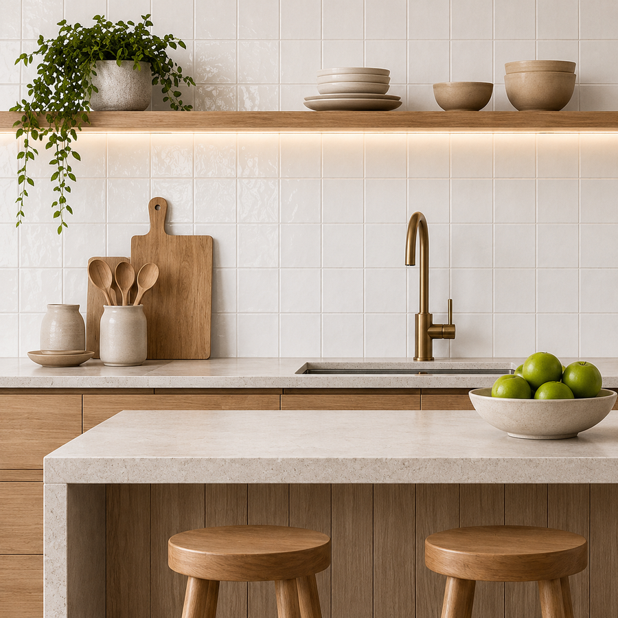 Esperance Natural Gloss Square Tile