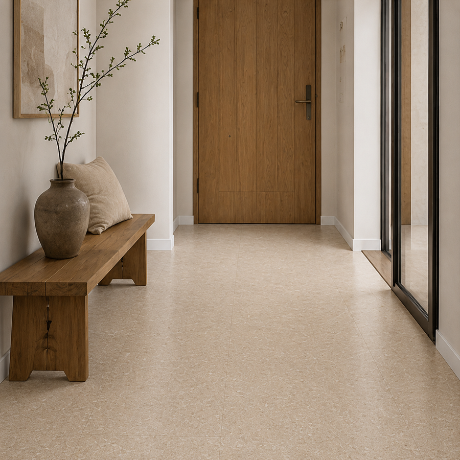 Tanami Cream Concrete Look Matte Tile