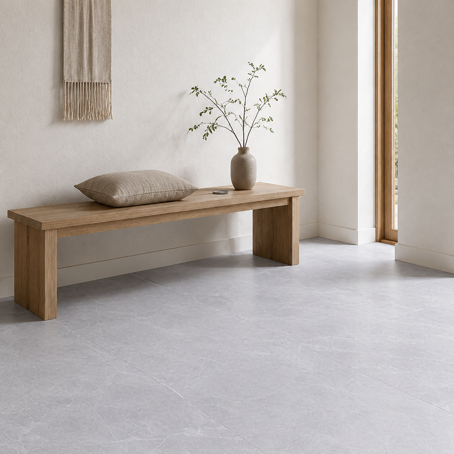 Kangaroo Bay Grey Marble Look Matte Tile