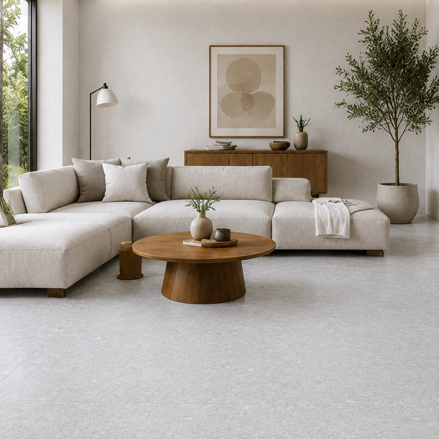 Albany Grey Limestone Look Matte Tile