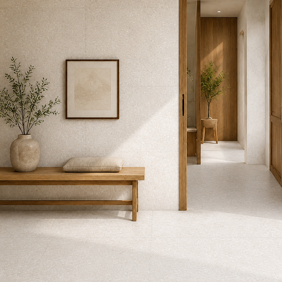 Albany Beige Limestone Look Matte Tile