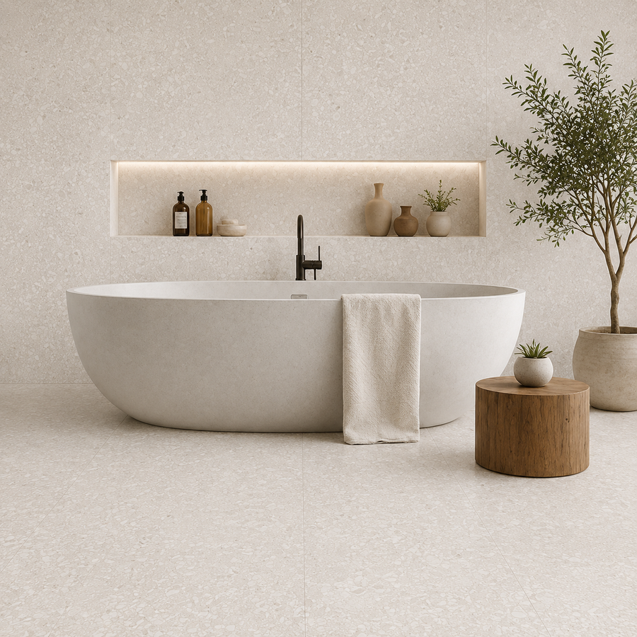 Albany Beige Limestone Look Matte Tile