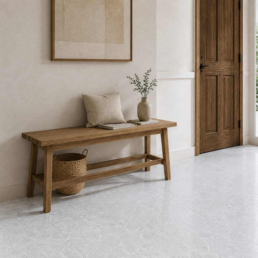 Albany White Limestone Look Matte Tile