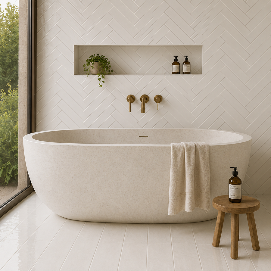 Geelong Natural Gloss Kit Kat Tile