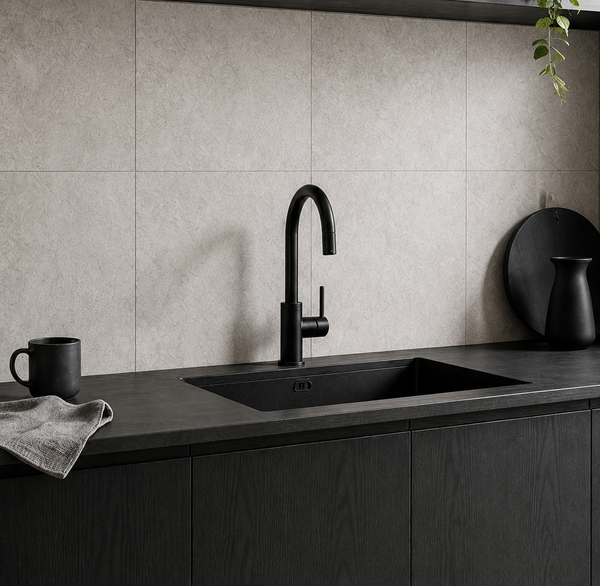 Adelaide Travertine Look Grey Matte Tile