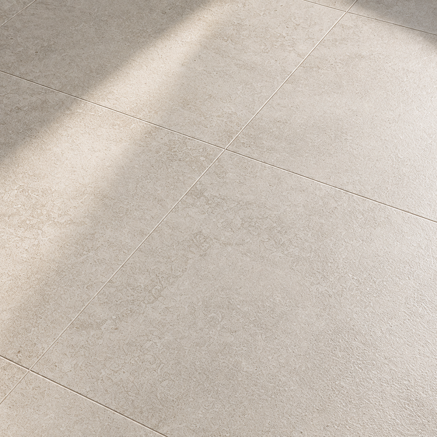 Adelaide Travertine Look Grey Matte Tile