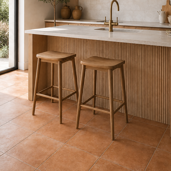 Cradle Terracotta Encaustic Look Square Tile