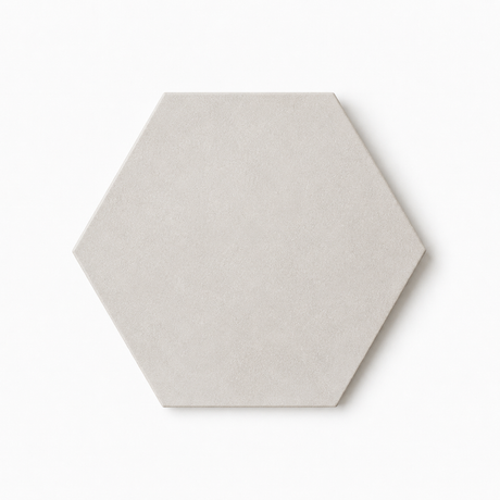 Daintree White Encaustic Look Hexagon Tile