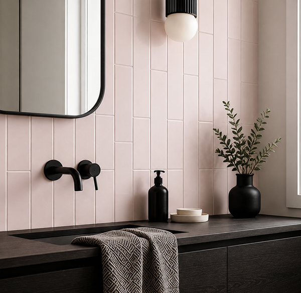 Esperance Gloss Mini Subway Baby Pink Tile