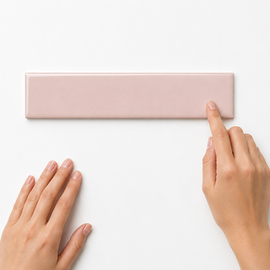 Esperance Gloss Mini Subway Baby Pink Tile