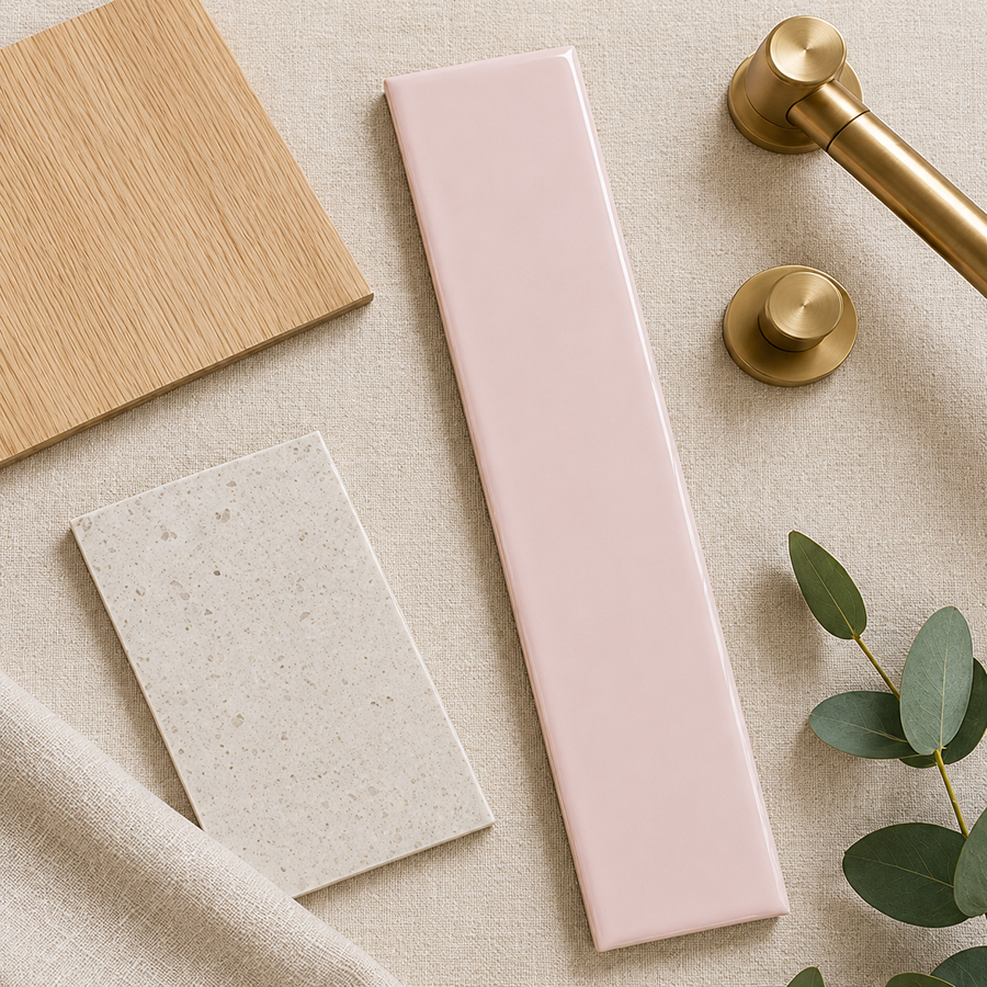 Esperance Gloss Mini Subway Baby Pink Tile