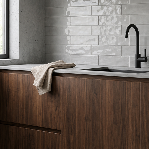 Esperance Gloss Mini Subway Grey Tile