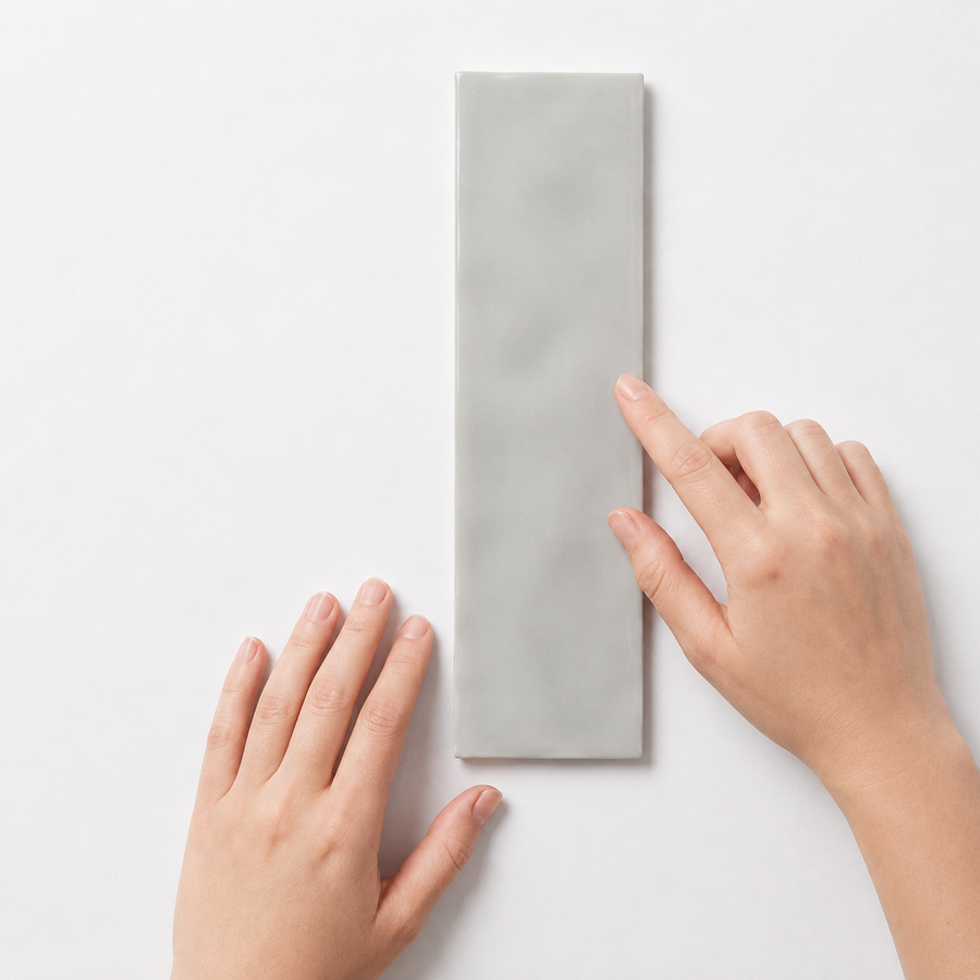 Esperance Gloss Mini Subway Grey Tile