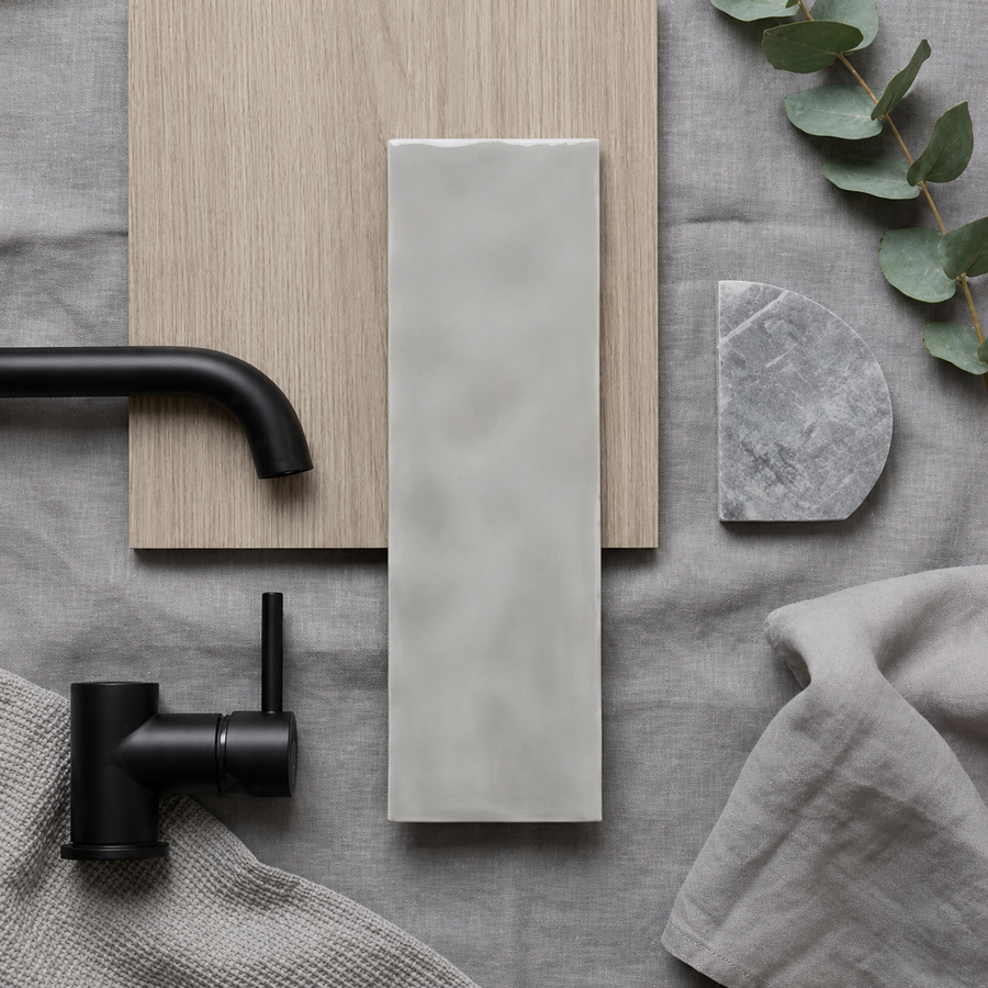 Esperance Gloss Mini Subway Grey Tile