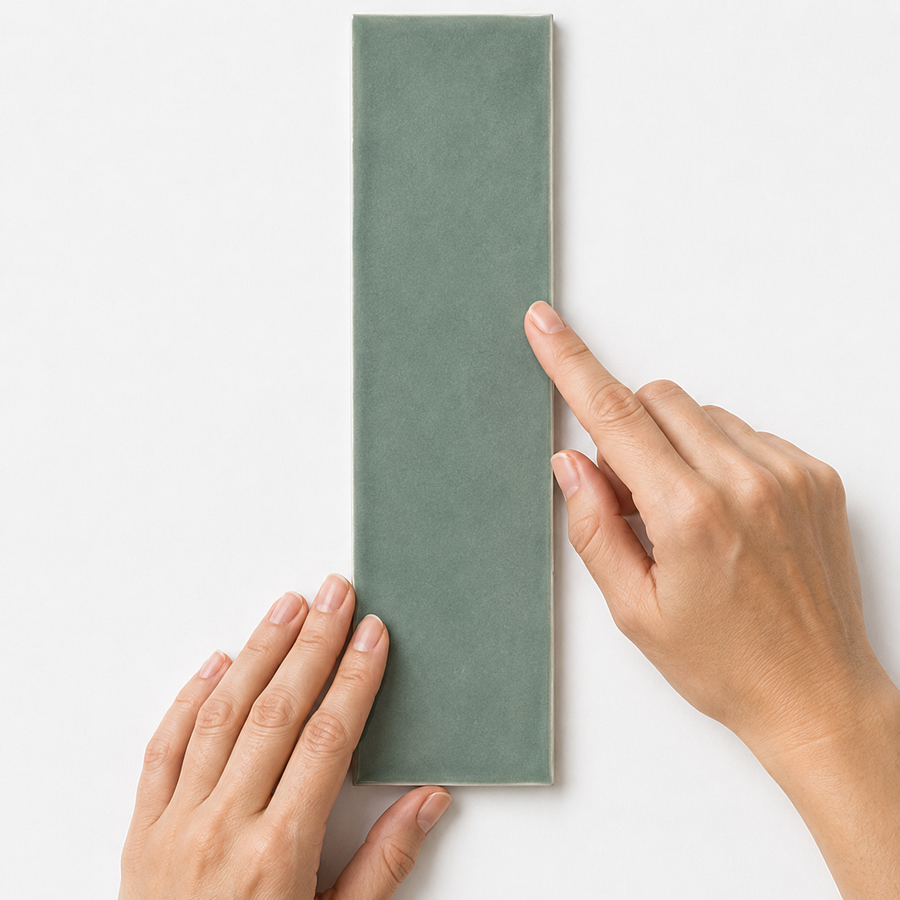 Esperance Gloss Mini Subway Jade Green Tile