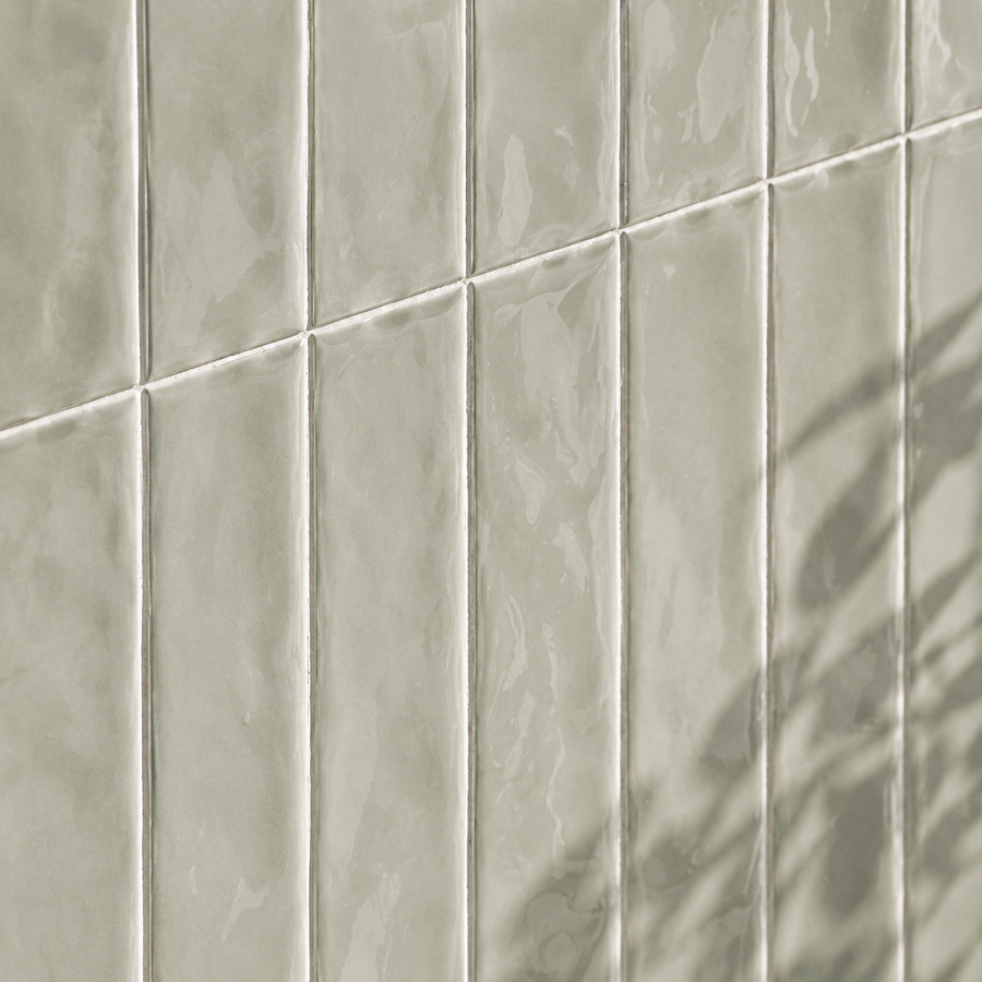 Esperance Gloss Mini Subway Sage Green Tile