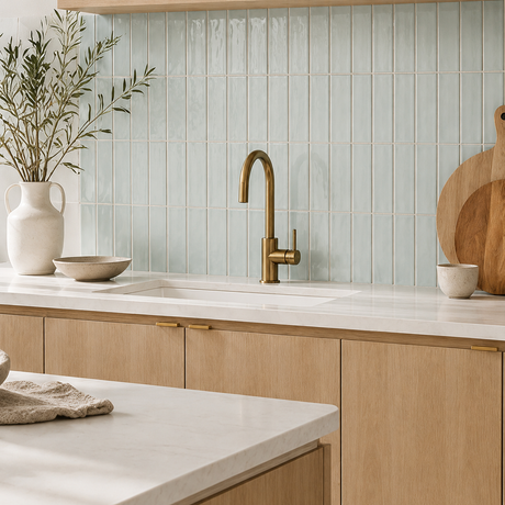 Esperance Gloss Subway Sky Blue Tile