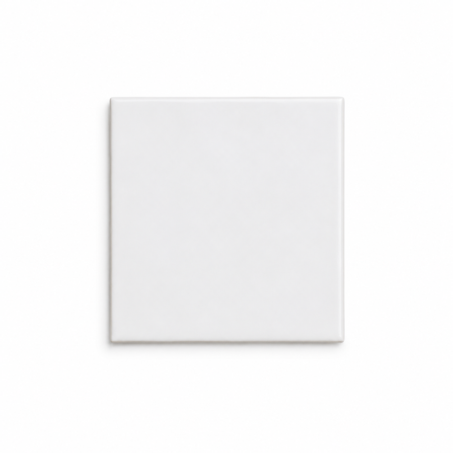 Esperance Matte Large Square White Tile
