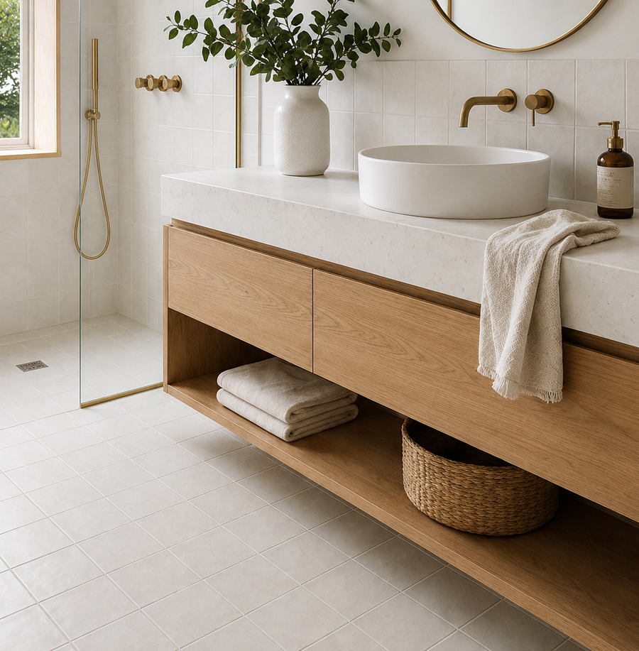 Esperance Matte Sage Small Square Tile