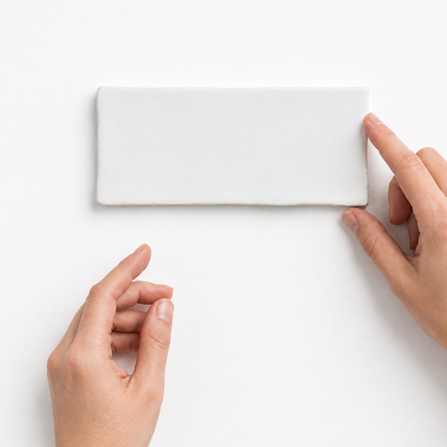 Esperance Matte Small White Subway Tile