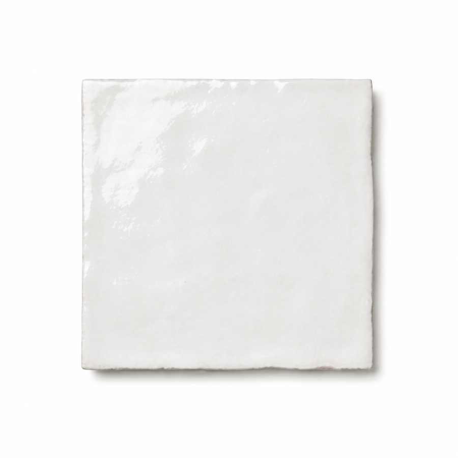 Esperance Matte White Small Square Tile