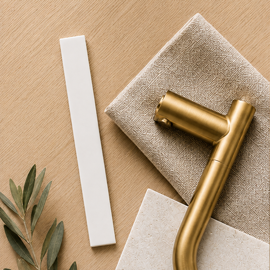 Geelong Kit Kat Matte White Tile