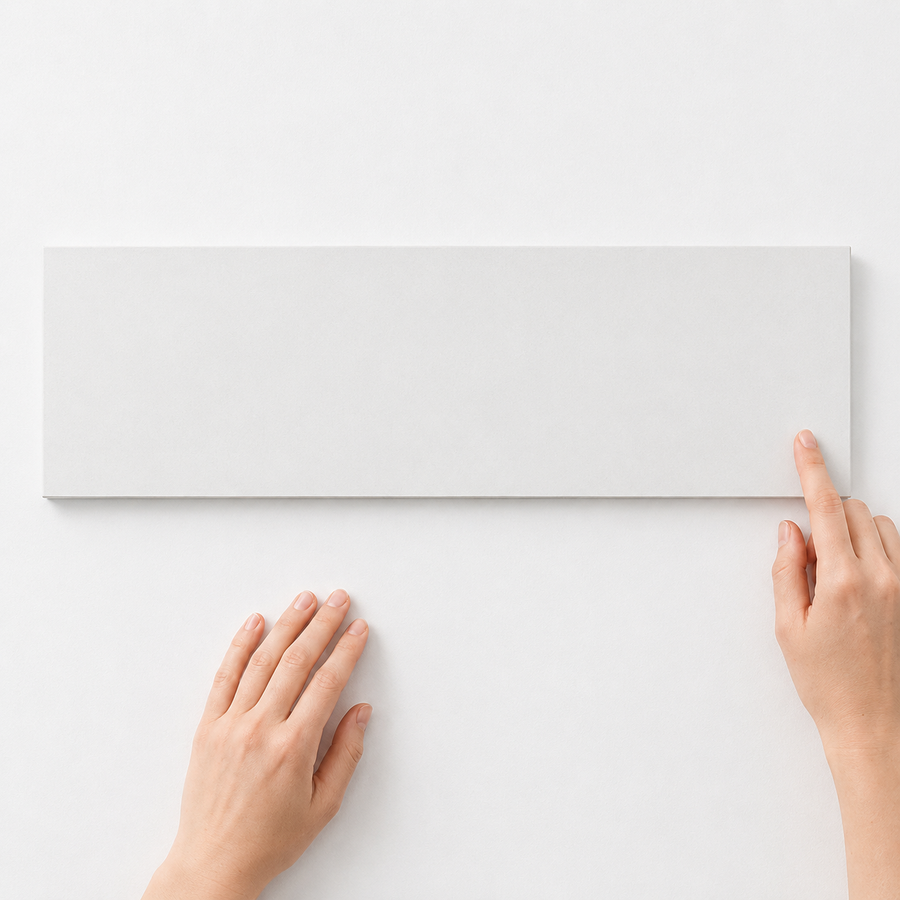 Halls Matte White Tile (300×900)