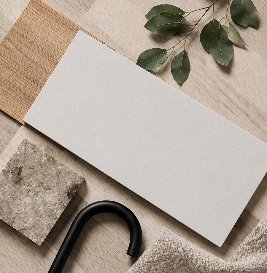 Halls Matte White Tile