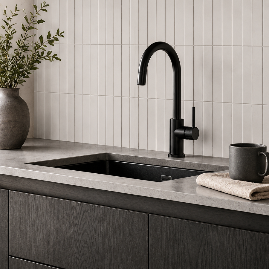 Kalbarri Matte Grey Subway Tile