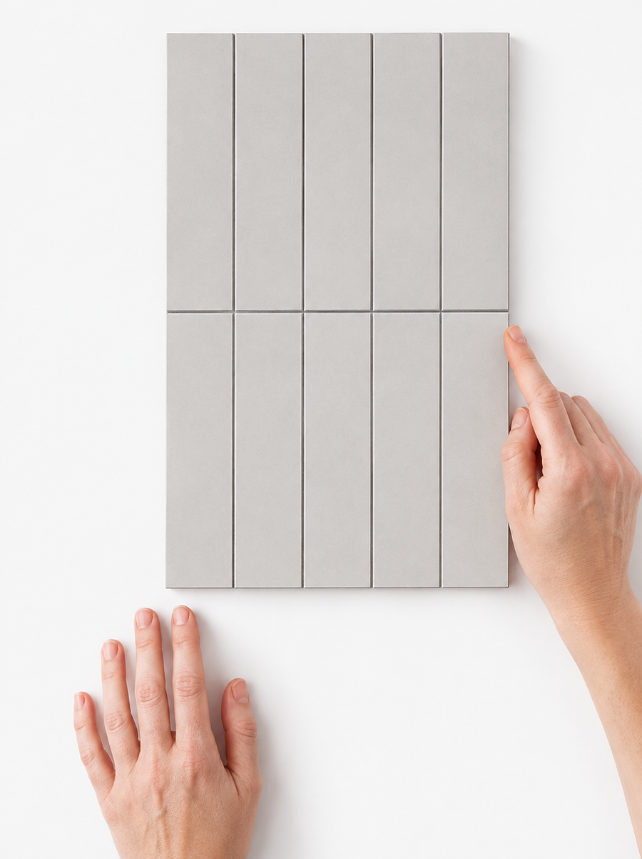 Kalbarri Matte Grey Subway Tile