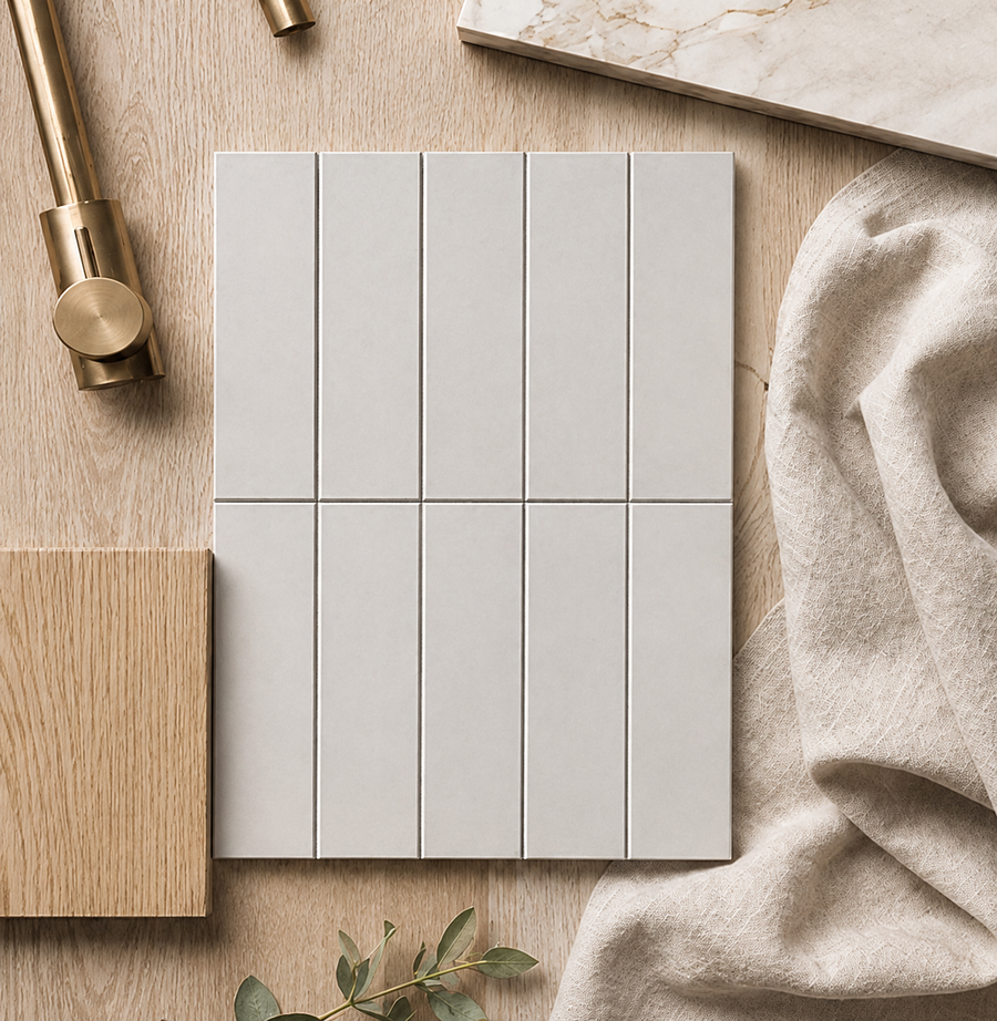 Kalbarri Matte Grey Subway Tile