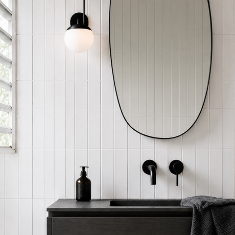 Kalbarri Matte White Subway Tile