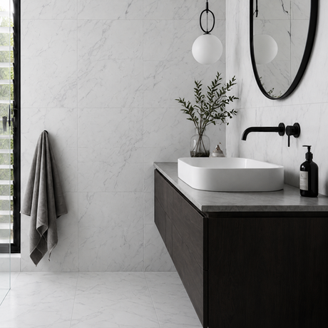 Kangaroo Bay Carrara Look Matte Tile