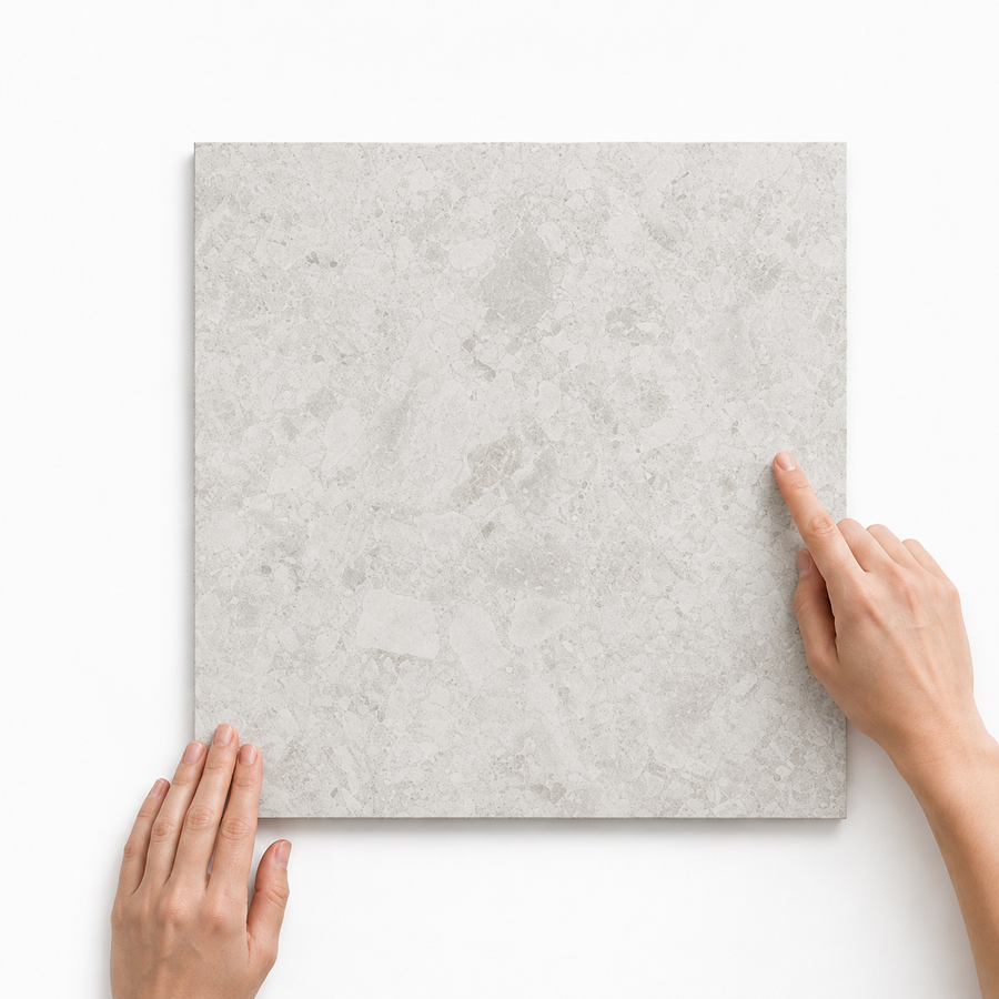 Litchfield White Terrazzo Look Tile