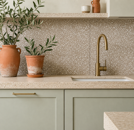 Lorne Terracotta Terrazzo Look Tile