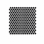 Margaret Black Matte Penny Round Mosaic Tile