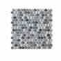 Margaret Grey Mix Gloss Penny Round Mosaic Tile