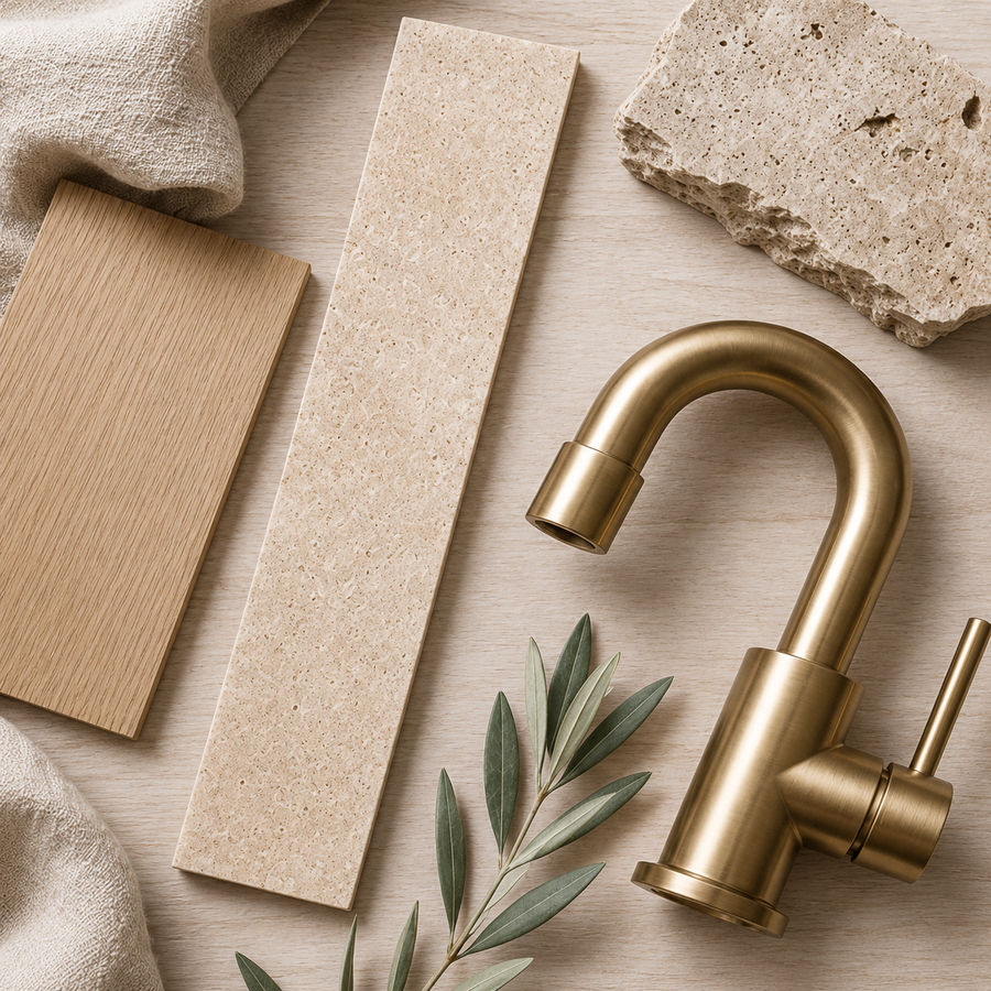 Mildura Travertine Look Matte Subway Tile
