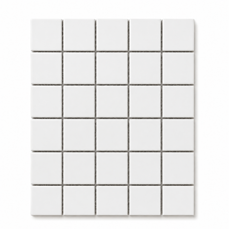 Mornington White Gloss Medium Square Tile