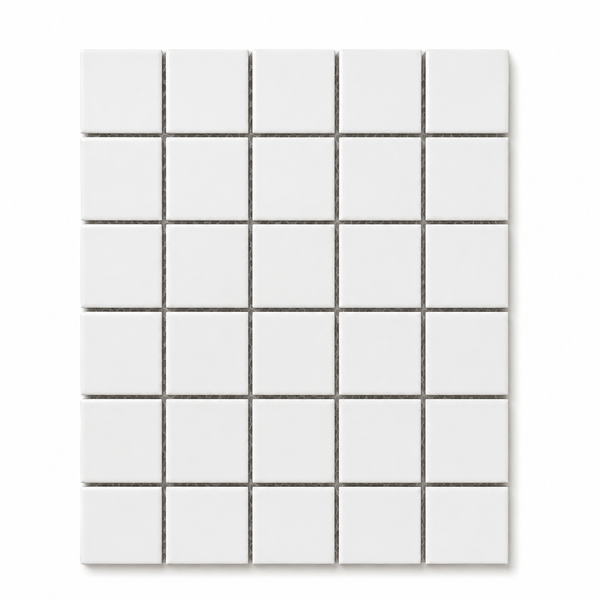 Mornington White Gloss Medium Square Tile