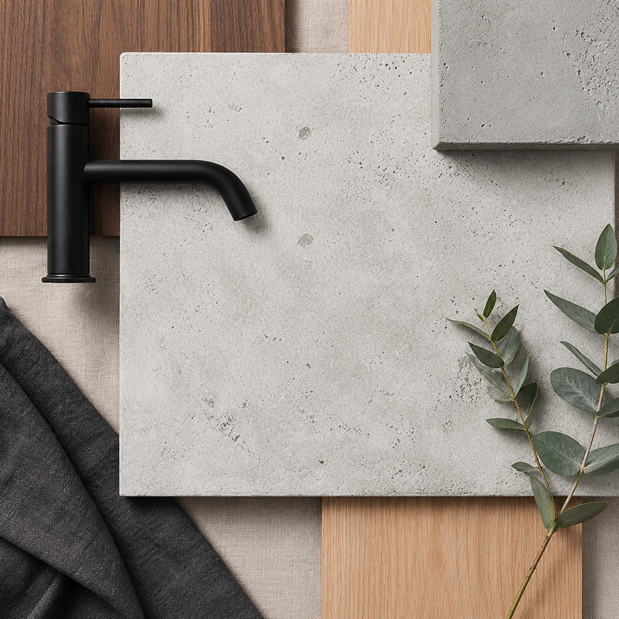 Roebuck French Pattern Grey External Travertine Look Tile