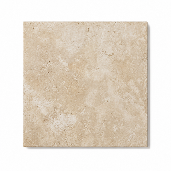 Roebuck French Pattern Ivory External Travertine Look Tile