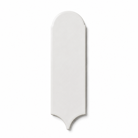 Tarkine Gloss White Feather Tile